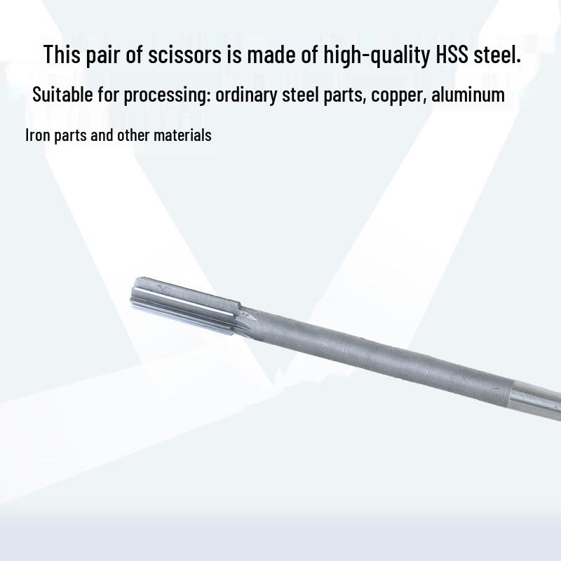 Extra Long High-Speed Steel Taper Shank Machine Reamer for Deep Holes, Sizes 16, 18, 20, 22, 24, 25, 30, 40