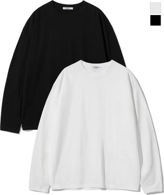 UNTAPPED STUDIO Basic Oversized Long Sleeve T-Shirt 2 Colors