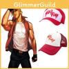 Fatal Fury Terry Bogard Haftowana Bawełniana Czapka Baseballowa Styl Hip Hop