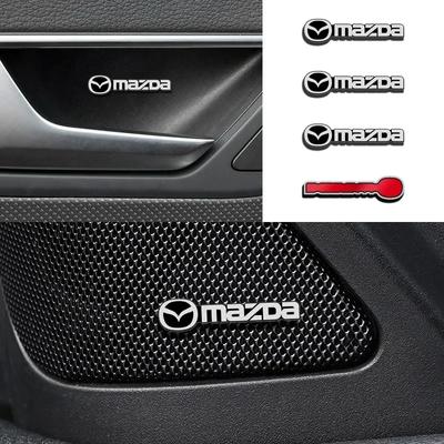 2/4 Stück Auto Lautsprecher Audio Aufkleber Innendekoration Für 3 5 6 323 626 RX8 MX3 MX5 CX5 Atenza Axela Autozubehör