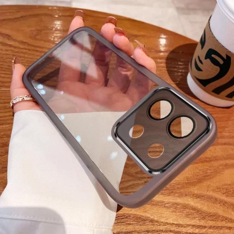 Transparent Soft Silicone Case for Motorola Moto G15 G75 5G G85 G35 G05 G45 G84 G53 E15 Camera Lens Protective Clear TPU Cover