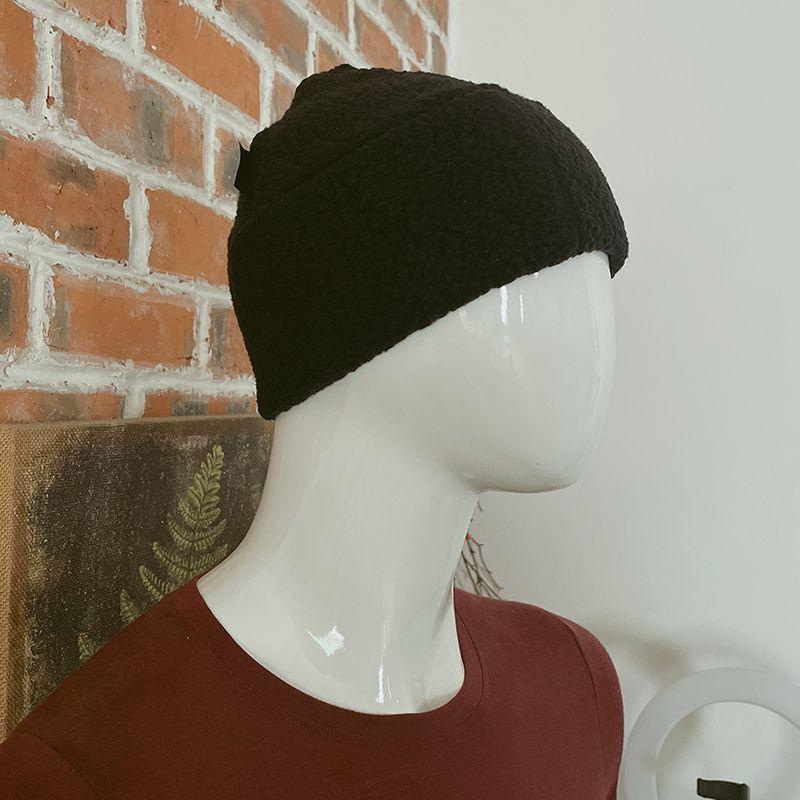 

Couple s Thermal Fleece Outdoor Ski Hiking Hat Black (Cashmere)(Hat) One size