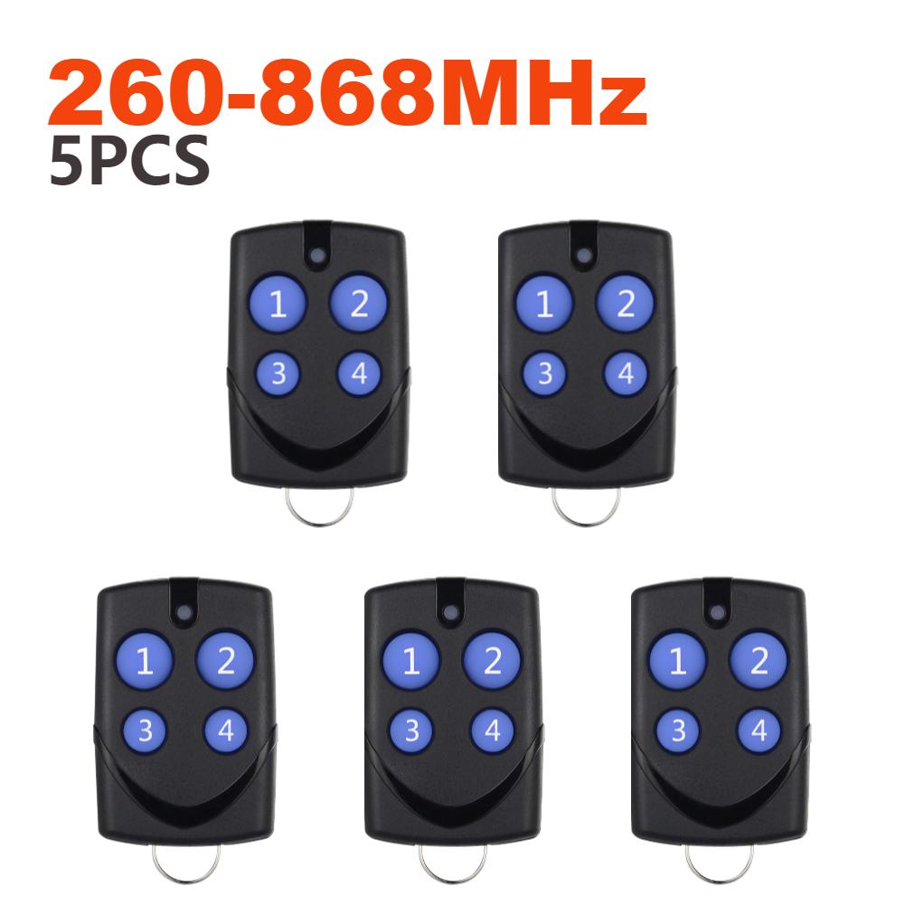 5-1 STÜCKE Garagentor-Fernbedienungsduplizierer 286-868 MHz 433 MHz Code Grabber Klon Tor Schlüsselanhänger Befehl Handsender