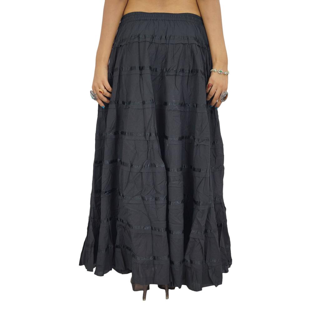 Hippie Women Clothing Gypsy Skirt Long Maxi Cotton Beach Wear