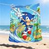 1pc Sonic, Speed Outdoor Personalized Flannel Blanket, Soft, Lightweight Personalized Flannel Blanket, Digital Printing,