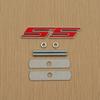 Swpzb8 3D Metal Letters SS Logo Car Rear Trunk Sticker Front Grille Badge Emblem for SS Sport Camaro Cavalier Accessories
