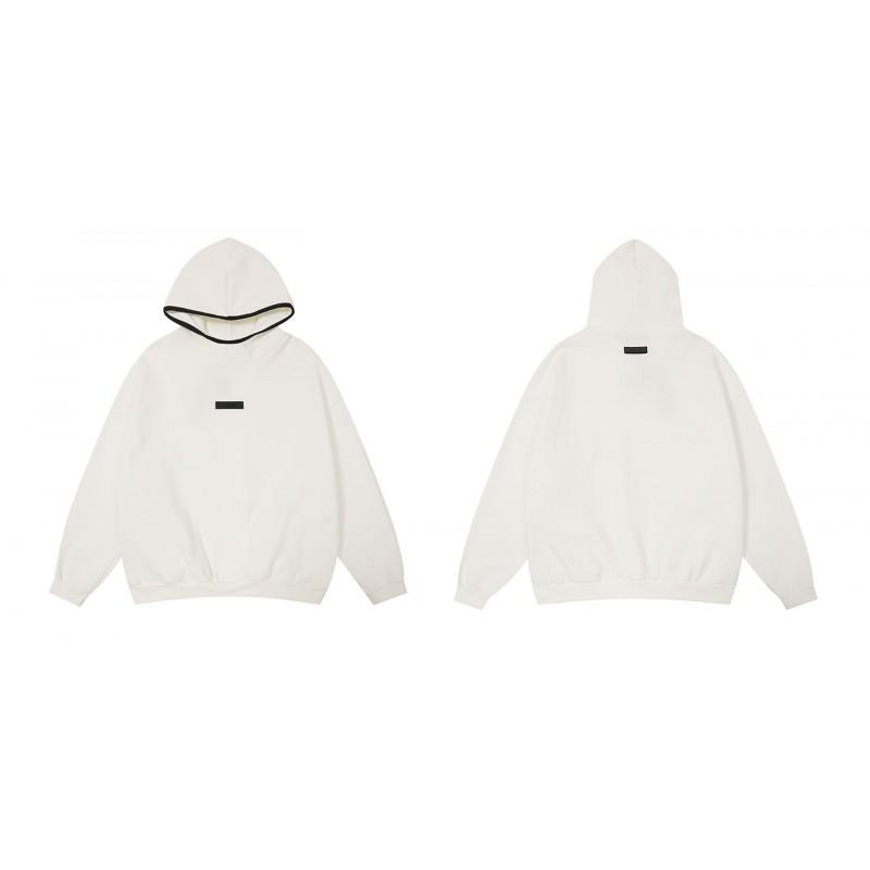 Essentials Hooded Sweatshirt Men Women Winter Thick Fleece Lined Cotton Pullover Casual Sportswear