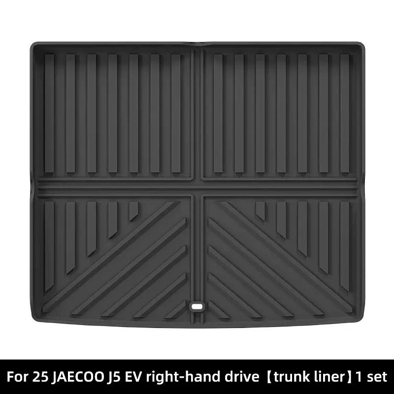 Right Drive For Chery JAECOO J5 EV 2025 2026 TPE Front Trunk Mat All Weather Rear Trunk Pads Cargo Liner Floor Liner Trunk Cover