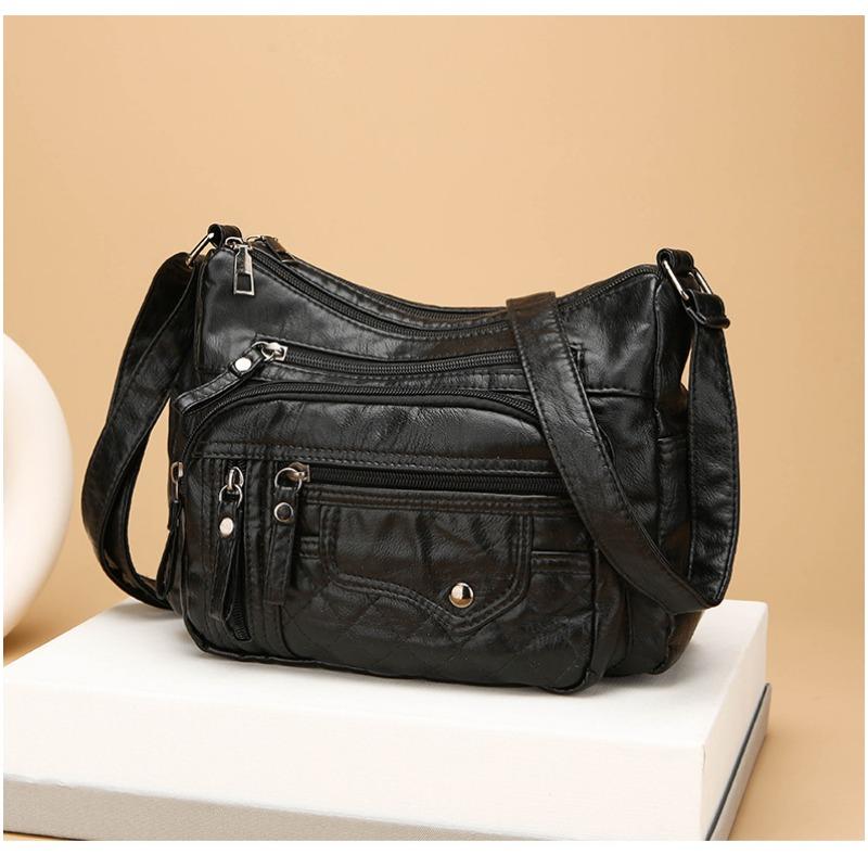 Women Bag New Fashion Large Capacity Shoulder Bag Euro-American Versatile Crossbody Bag Multi-Pocket Mom Bag