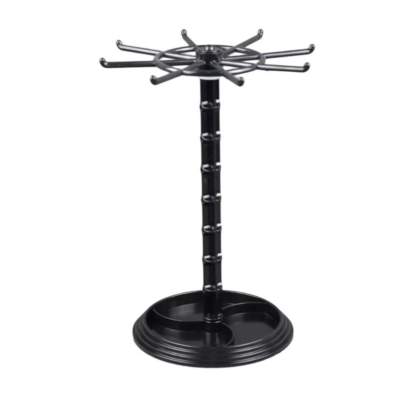Drehbarer Kunststoff-Schmuckständer, Schreibtisch-Display-Ständer für handgefertigte Perlen-Anhänger Schlüsselanhänger Kleine Ornamente