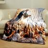 Our Lady of the Rosary Devotees Blanket  Printed Blanket for Living Room Bed Couch lunch break Soft Cozy Blanket for Friend's festival Gift