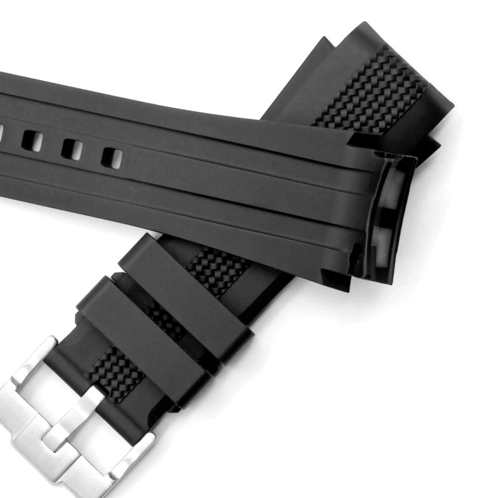 20mm Silicone Strap for Omega x Swatch Speedmaster Moonswatch No Gap Replacement Curved End Band for Omega X Swatch WatchBand\[[