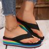Women Trend 2025 New Platform Sandals Outdoor Flip Flops Beach Designer Shoes Women Comfortable Slip On Slippers Slides Women