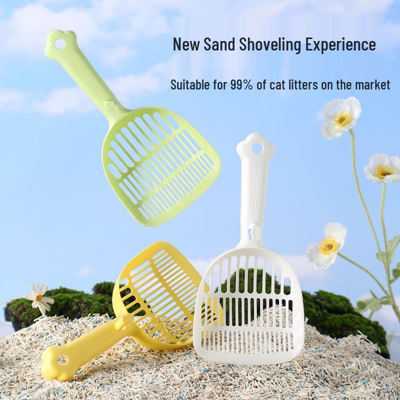 

**Новое поступление**: Большой совок для тофу-наполнителя - Утолщенная лопатка для эффективной фильтрации отходов** Regular