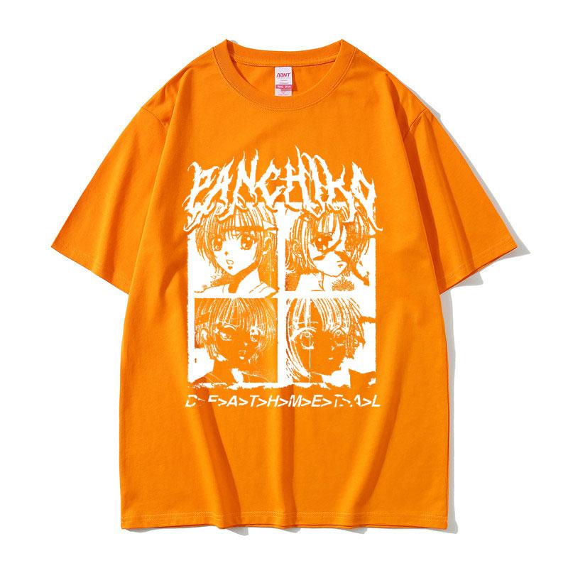 Panchiko DEATHMETAL Album Graphic Print Tshirt Unisex Hip Hop Oversized T Shirt Male Vintage Tshirt Unisexs Casual 100 Cotton Tees