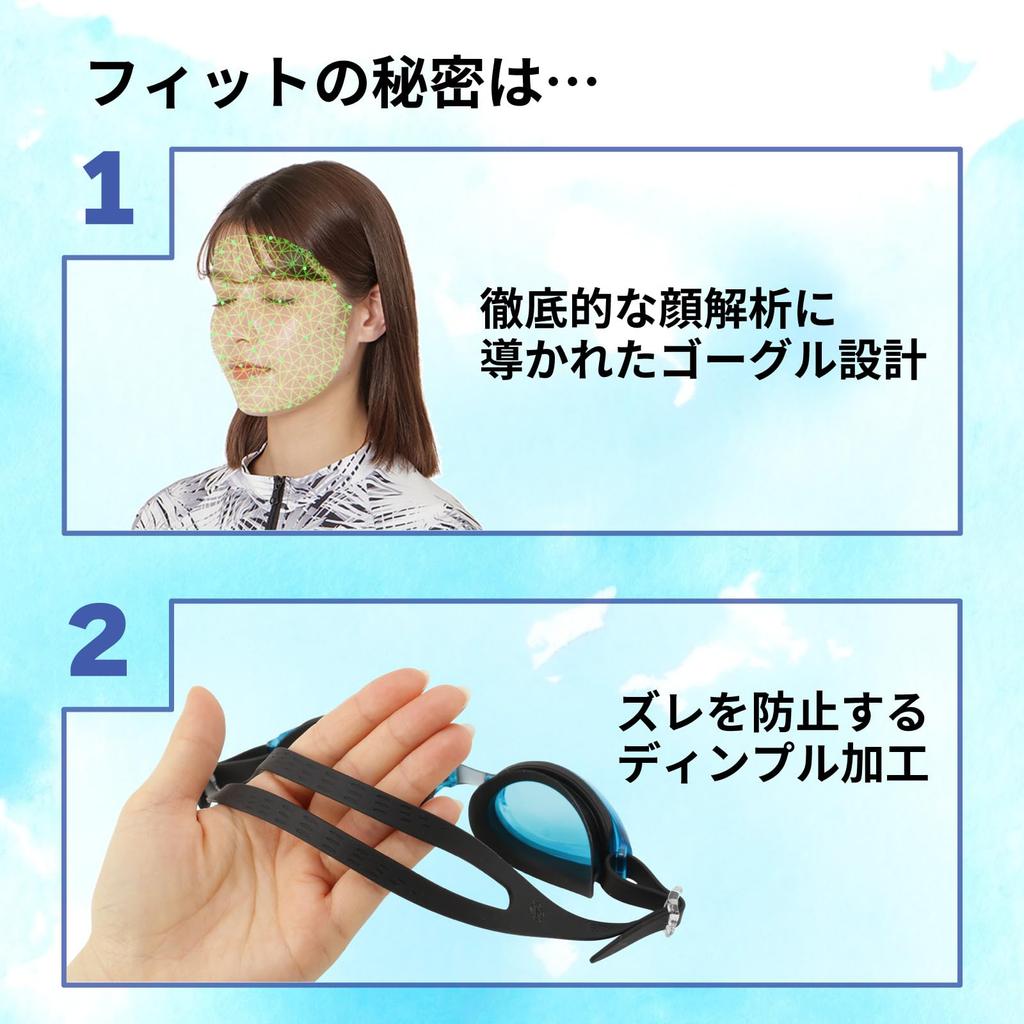 View V610 Made In Adult Swimming Wide Field of Easy To Fitness Model with UV Perfect for Beach Use BK, Japan, Goggles, View, Swim, Protection,