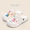 Women's Pink Eva Closed-Toe Non-Slip Beach Sandals - Odor-Free Summer Outdoor Slippers
