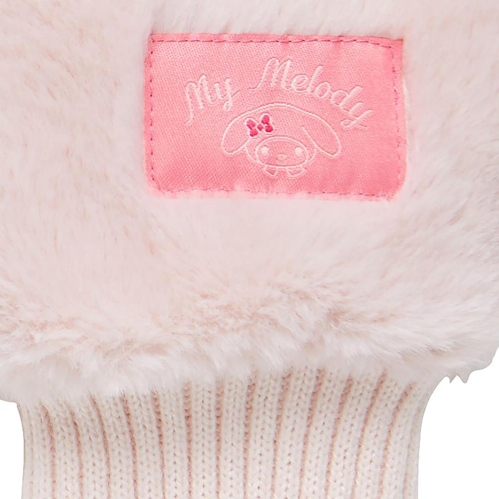 Sanrio Faux Fur My 379522 (SANRIO) Mittens, Melody, Fingerless, Warm,