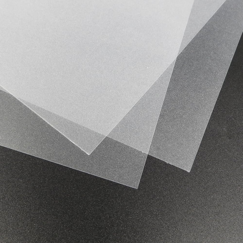 RAYSOONER A4PP-MA Matte Binding Cover, Unpunched, for A4 Size Notebooks, Reports, Documents, School, Office, and Business Use, 0.4mm, 50 Sheets