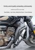 Benda Black Flag 600 Motorcycle Carbon Steel Front Bumper Guard