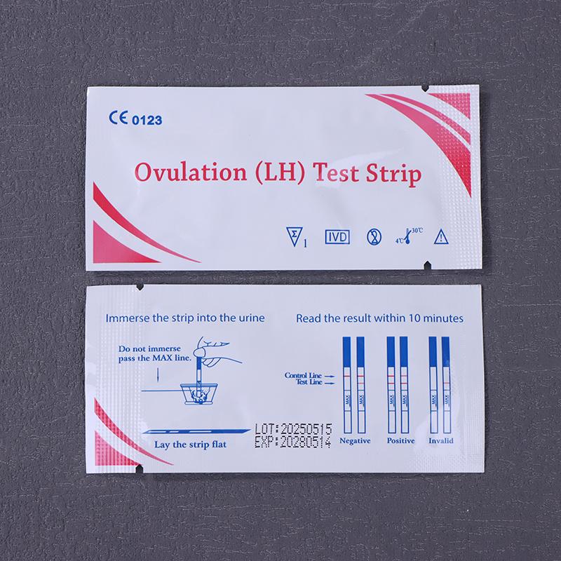 20Pcs Lh Ovulation Tests Over 99% Accuracy Test Kit Household Strips Urine Test Strips Pregnancy Ovulation Lh Test Strip