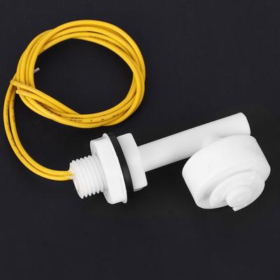 Automatic Control DC220V Water Level Sensor White PP 50W Float Switch Side-mounted High Sensitivity Liquid Level Controller Pump