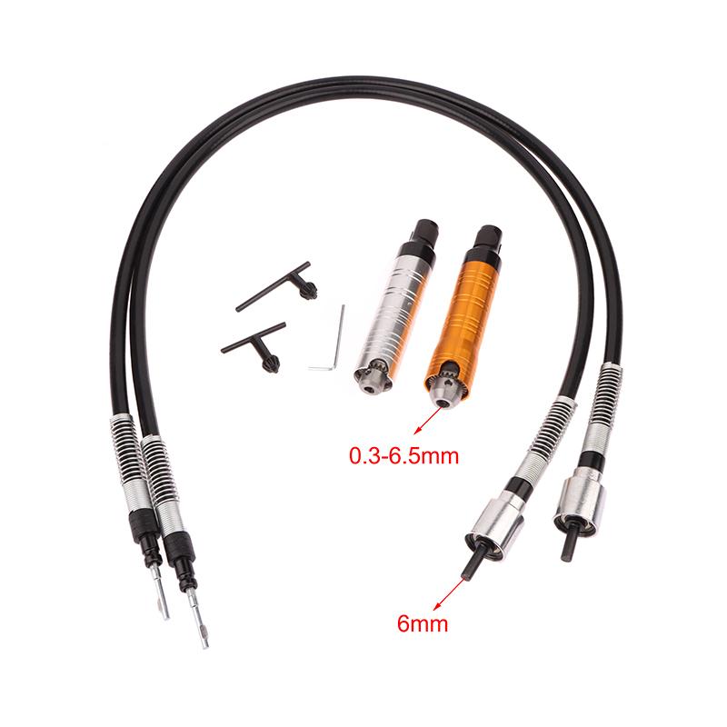 Flex Shaft Rotary Tool Attachment Engraver Shaft 0.24in 6MM Handpiece Power Mini Grinder For Carving Polishing Drilling Tool