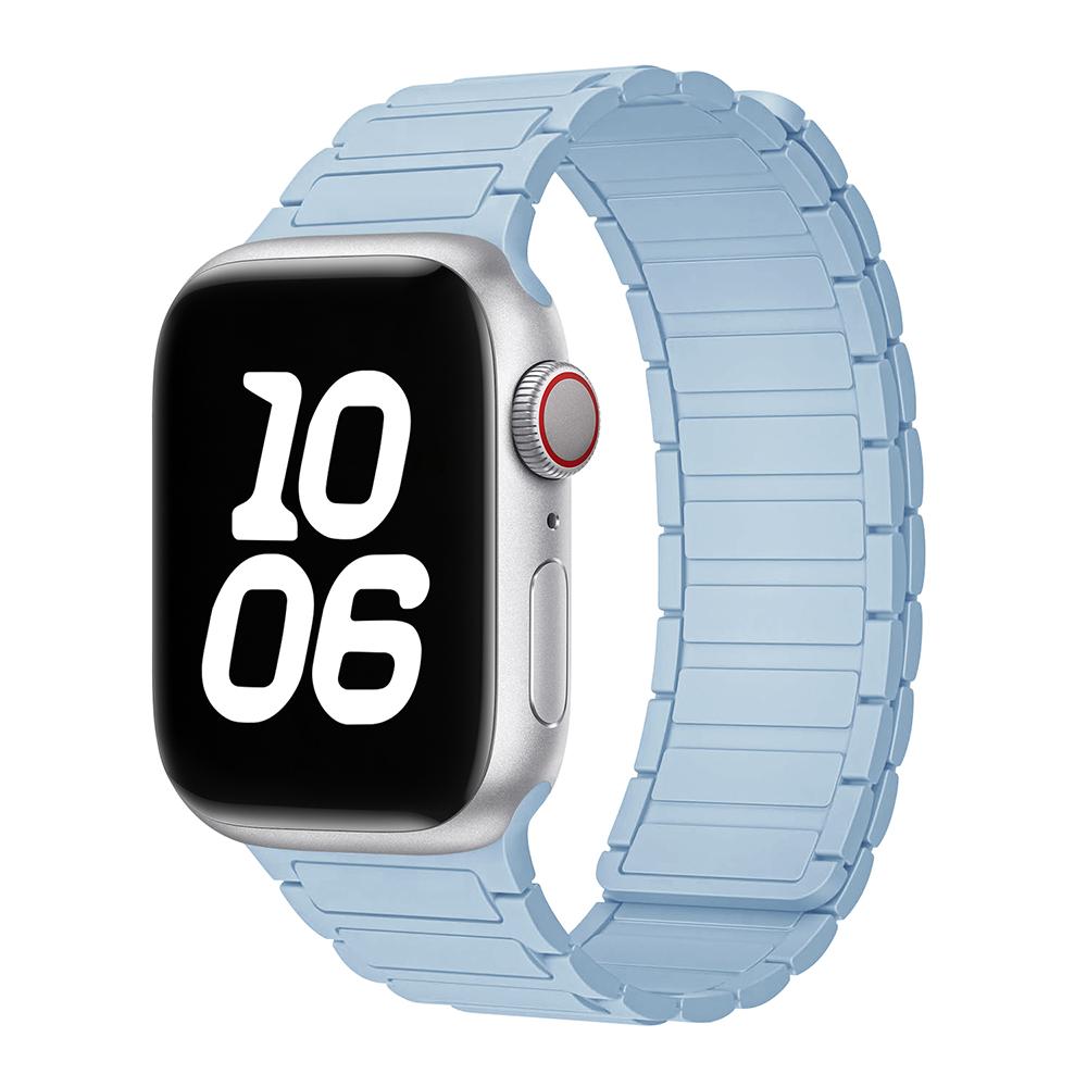 Magnetic Loop For Watch Bands 44mm 40mm 49mm 45mm 41mm 38mm Silicone Bracelet iWatch Series11 10 9 8 7 6 Se Ultra 3 Strap