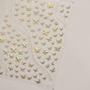 Gradient White Pink Butterfly Flower Shiny Stars Chic Spring Petal 5D Soft Adhesive Nail Art Stickers Decorations Manicure Decal