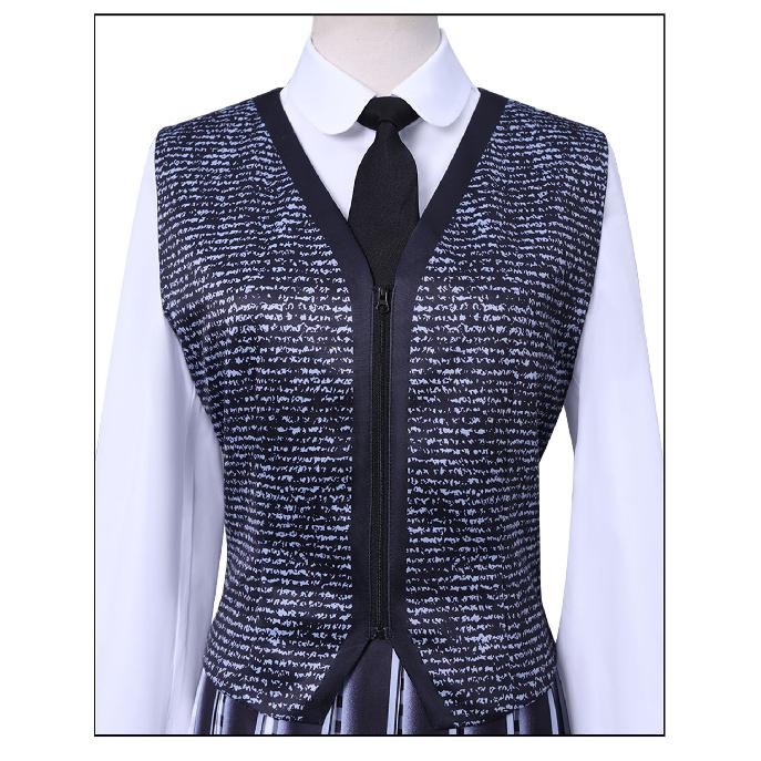 Wednesday Addams Cosplay Costume Uniform Halloween Carnival Party Christmas Play Role Clothes Clothing