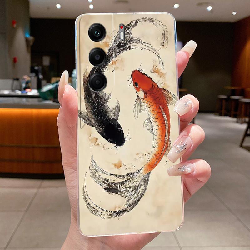 For Tecno Camon 40 Pro 4G 5G CM6 CM7 CM5 Silicone Luxury Dragon Cute Cool Boys Girls Transparent Phone Case Camon40 40Pro Cover