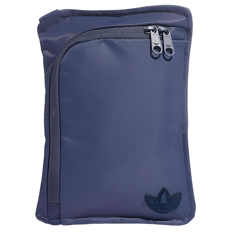 Adidas Originals Trefoil Recycled Polyamide Storage Bag, Cell Phone Pouch, Crossbody Bag Regular Unisex Navy Blue HD9636