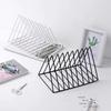 1Pcs Multifunctional Vertical European Art Collection Album Display Rack 5/9 Grids Storage Rack For Vinyl Records Magazine