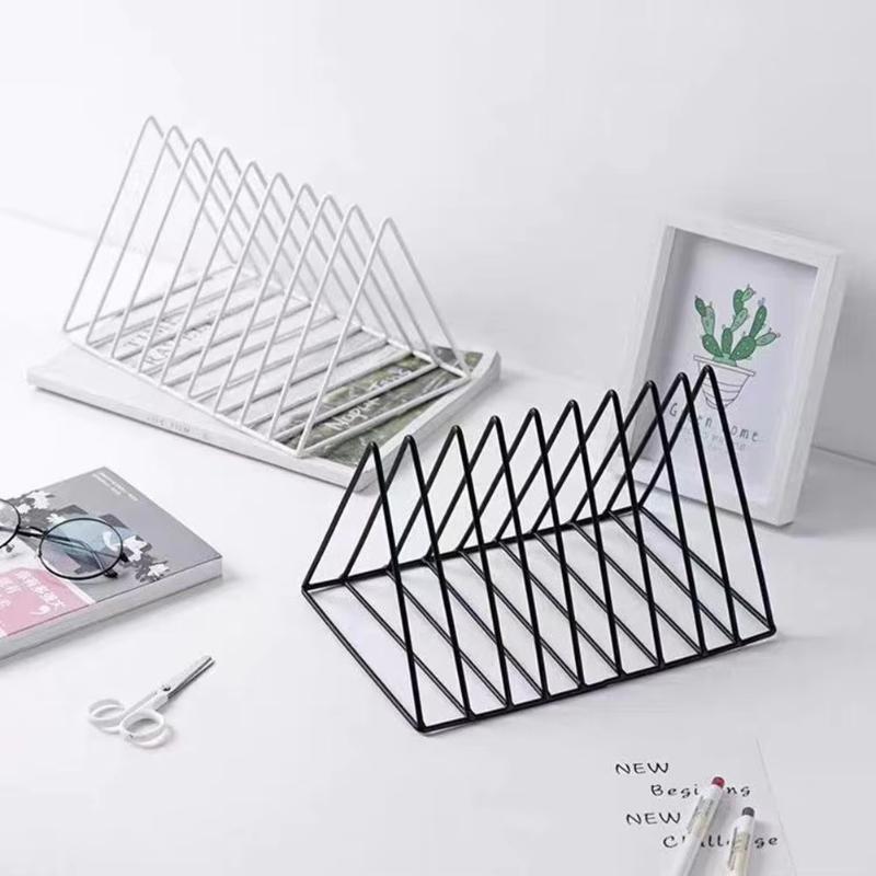 1Pcs Multifunctional Vertical European Art Collection Album Display Rack 5/9 Grids Storage Rack For Vinyl Records Magazine