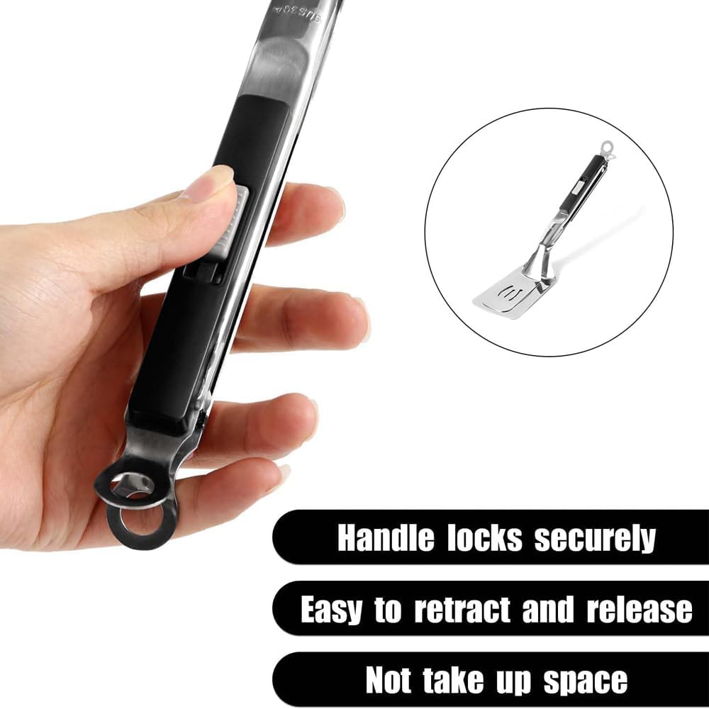 Fish Spatula Clamp Multifunctional Stainless Steel Steak Clip Easy to Store Food Clips for Home Restaurant and Outdoor Cooking