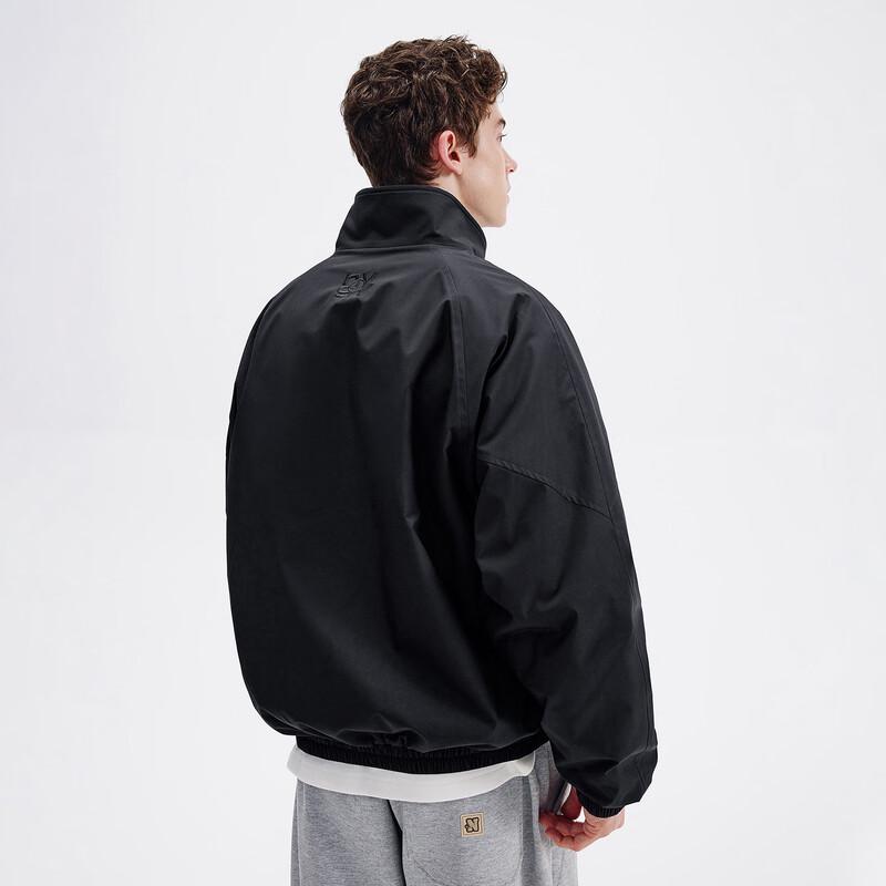 Navigare Unisex Solid Color Stand Collar Casual Jacket