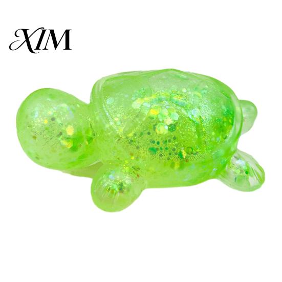 Sensory Stimulation Toy Glitter Cartoon Animal Fidget for Adults Kids Cute Pig Duck Soft Touch Stress Ball Turtle Squeeze Relief Easter Basket Stuffer
