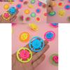 Plastic Spin Gyroscope Toy For Children With Colorful Candy Design And Traditional Play Use