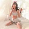 Japanese Kawaii Lolita Cat Cosplay Women Sexy Lingerie Set Lesbian Devil Temptation Roleplay Costumes Erotic Outfit Naughty