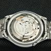 USED VINTAGE SEIKO 5 AUTOMATIC 6309A JAPAN MENS D/D BLACK WATCH 596-a312771-2 SKU596-a312771