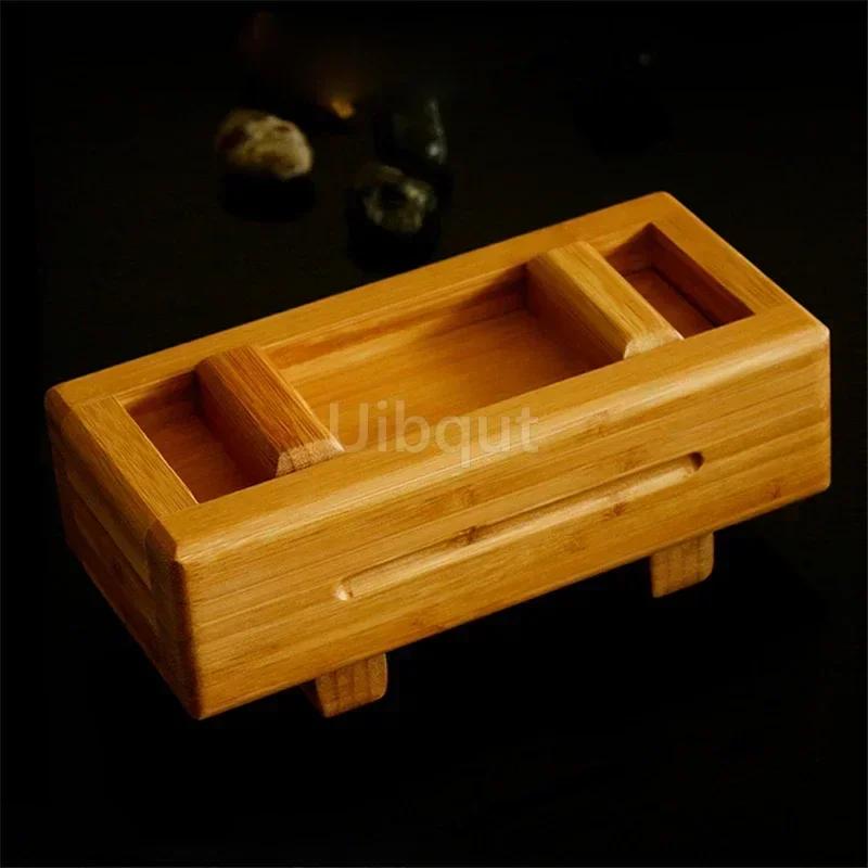 Bamboo Wooden Rectangular Sushi Press Mold Box Sushi Making DIY Rice Roller Molds Sushi Kitchen Making Tools Bamboo Mat Bento