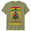 Ghana Roots Heritage Outfit Idea For Unisex Ghanaian Flag Tshirt
