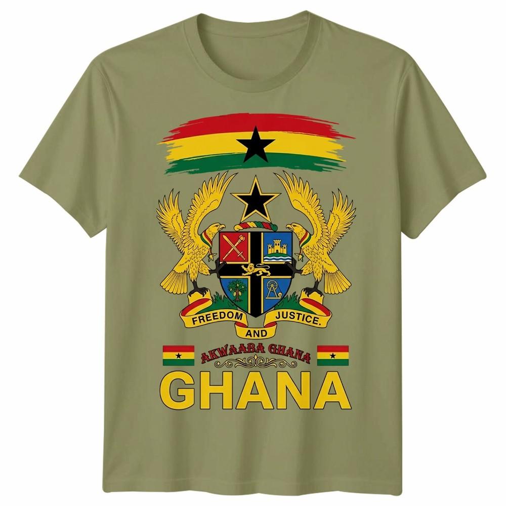 Ghana Roots Heritage Outfit Idea For Unisex Ghanaian Flag Tshirt