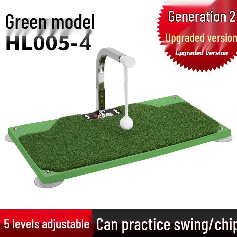 Indoor 360° Rotating Golf Hitting Mat & Swing Practice Trainer
