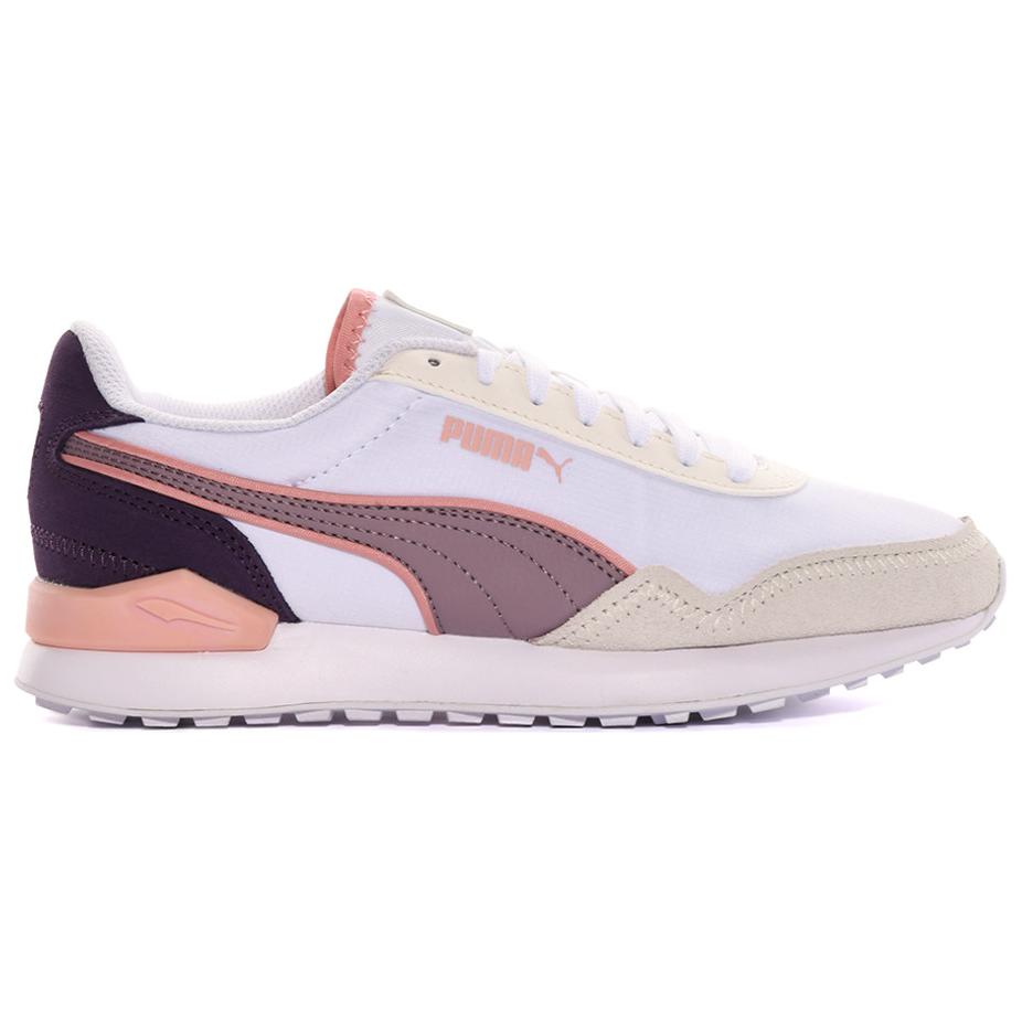 Puma Dista Comfortable Fashion Durable Lightweight Low-Top Casual Shoes Women sneaker White Pink 390412-05