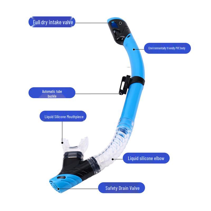 Kids' Full Dry Snorkel