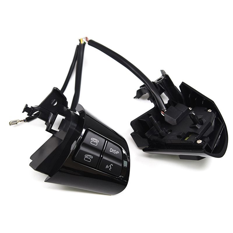 Steering Wheel Audio Control Button Cruise Switch Parts Accessories For Toyota Corolla / / Altis 2010-2013 Bright Black