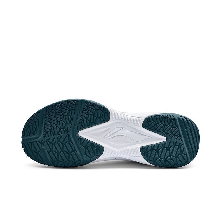 Li Ning Badminton Shoes Unisex Low top Standard White/Cloud Emerald Green AYTU011-3