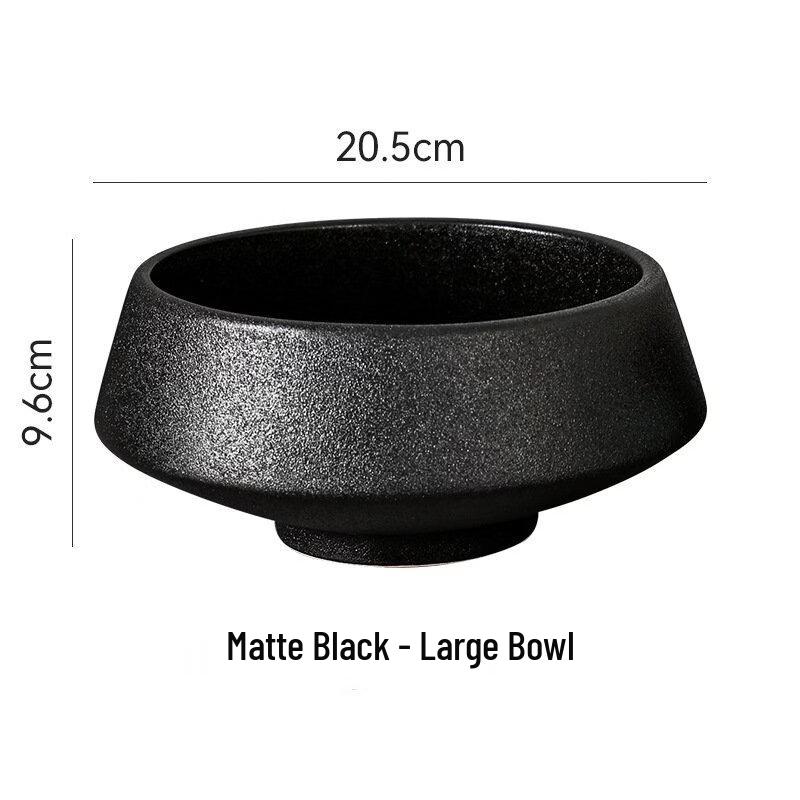 abay Matte Black Ceramic Multi-Purpose Bowl