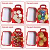 30PCS Doll Travel Suitcase Mini Size Carry-on Trolley Case Simulation Luggage Doll Accessories Christmas Candy Box Plastic